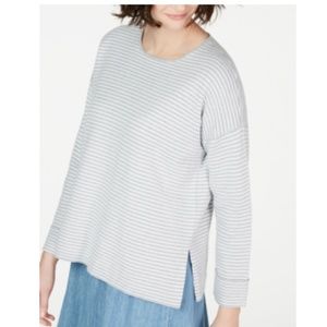 Eileen Fisher Organic thick Cotton/Silk Sweater XL